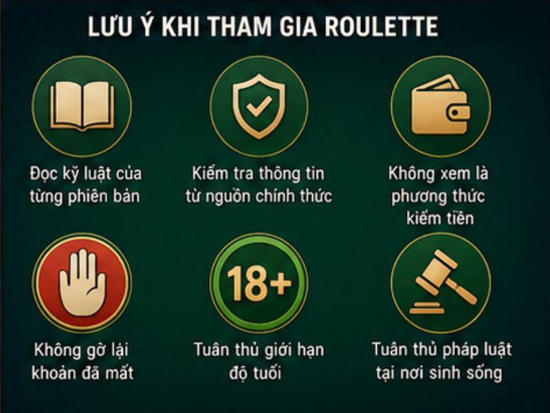 Những Lưu Ý Khi Tìm Hiểu Roulette